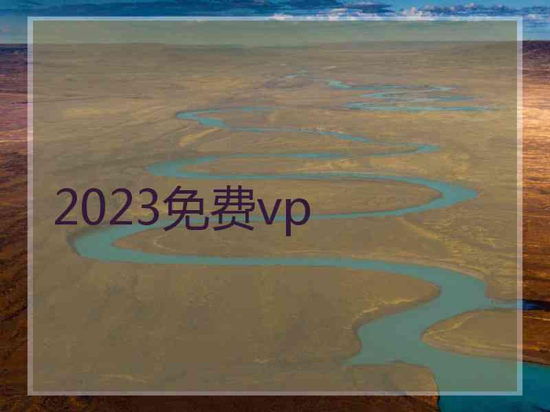 2023免费vp
