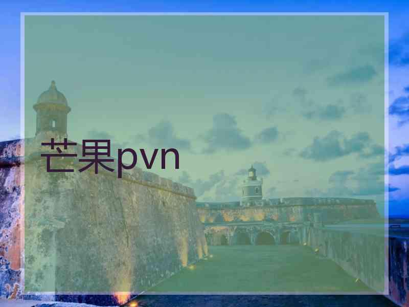 芒果pvn