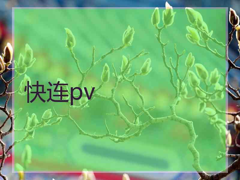 快连pv